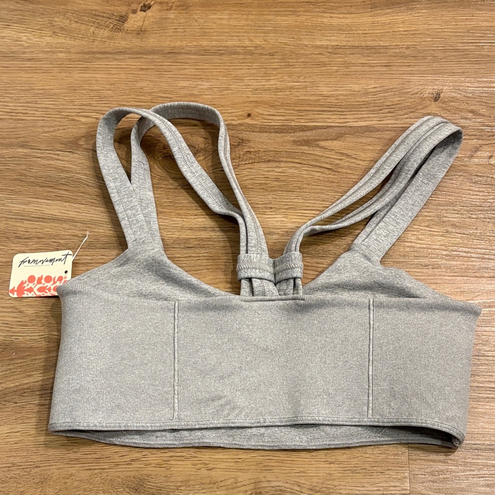 FP Movement by Free People Light Gray Sports Bra - Picture 4 of 7